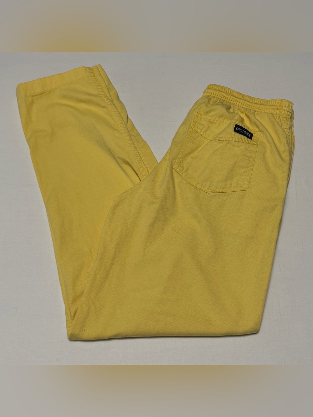 Vintage Christina’s Yellow Cotton Pull On Pants